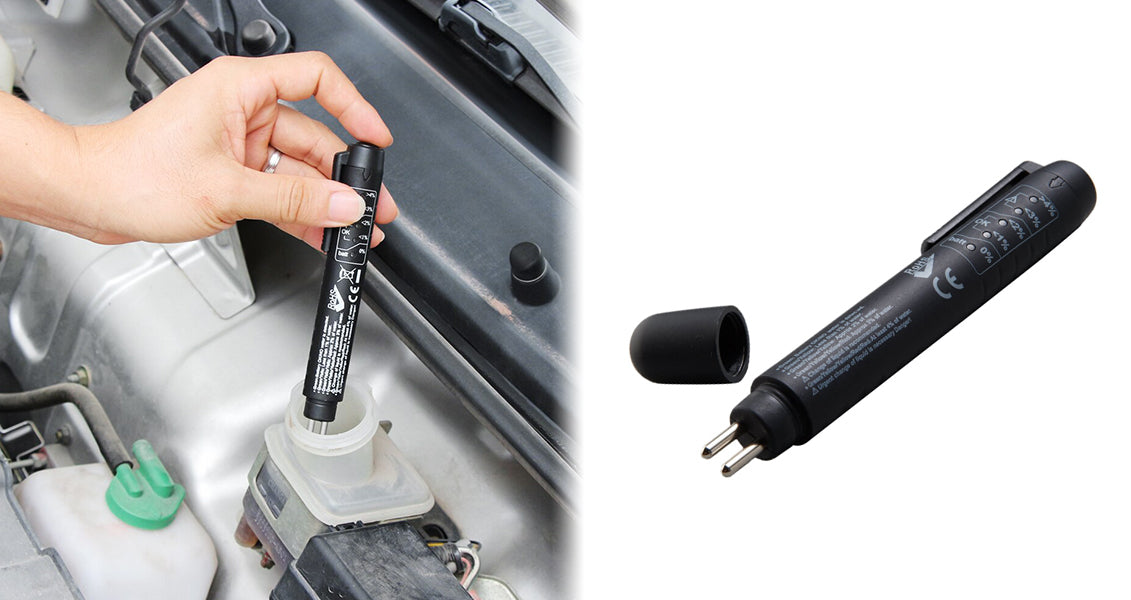 Bremsevæsketester med LED