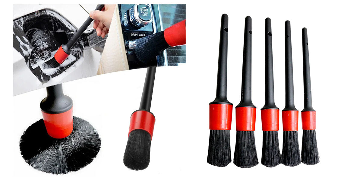 5 Stk. Bilrengøringsbørstesæt