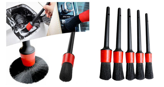 5 Stk. Bilrengøringsbørstesæt