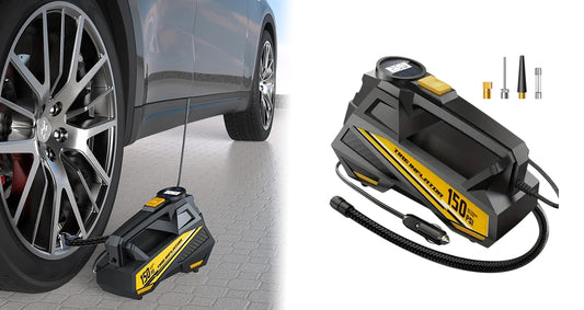 Praktisk, Kablet Dækpumpe Til Bilen – Nem at Have med, Uden Behov For Batteri