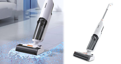 Ledningsfri Moppe med Selvrens og Dobbelt Vandtank