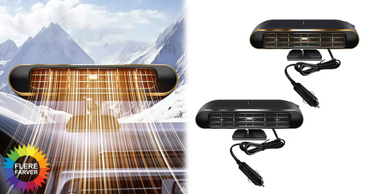 200W 12V Bilvarmer Ventilator Vinduesafdugning