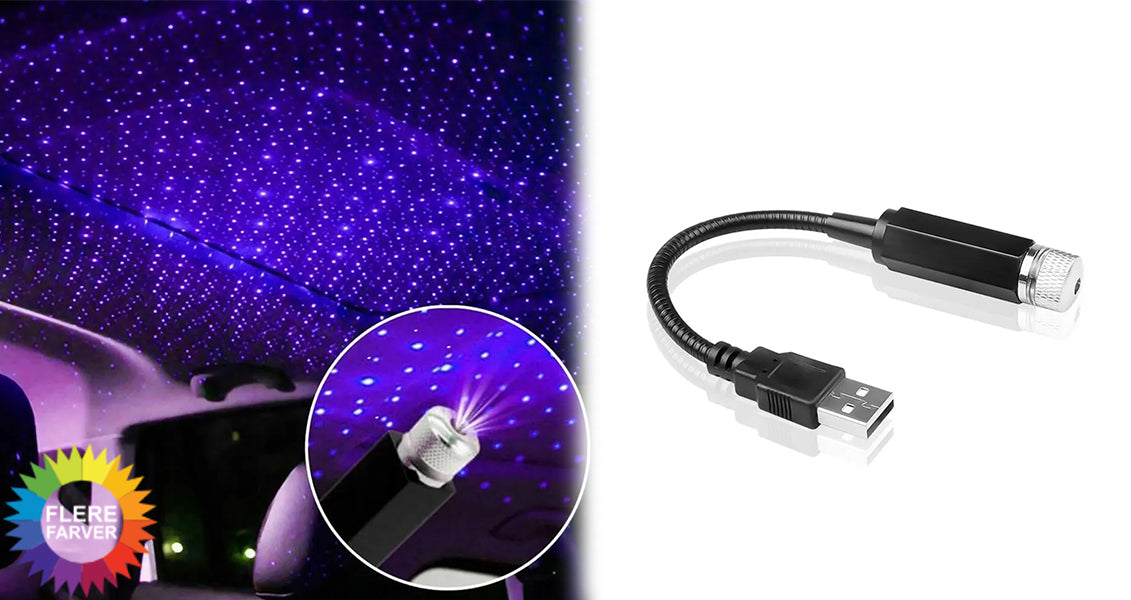 Mini LED Billoft Stjerne Natlampe