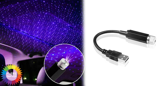 Mini LED Billoft Stjerne Natlampe