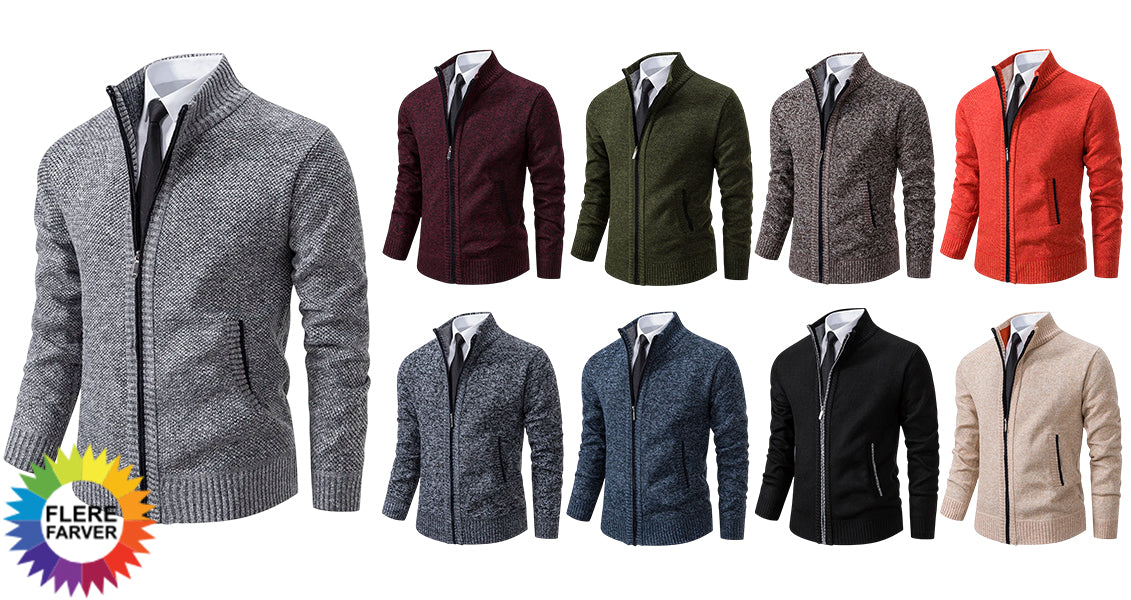 Herre Casual Varm Lynlåsjakke