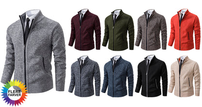 Herre Casual Varm Lynlåsjakke