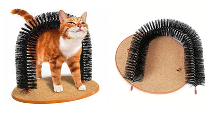 Katteplejebue med Børste og Kradsepude