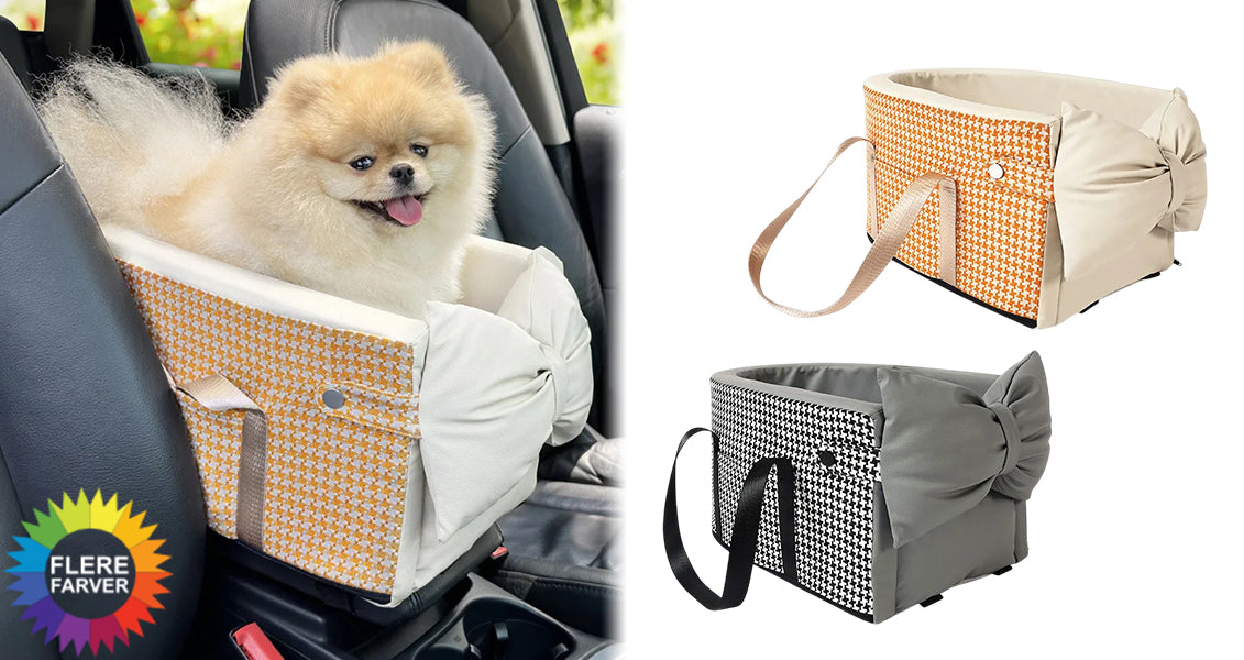 Sød Rejsebilssædepose til Små Kæledyr