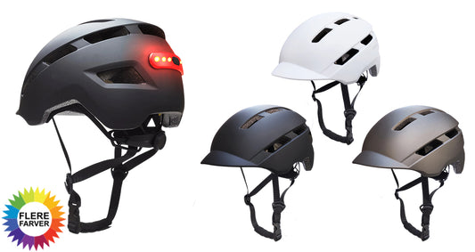 Cykelhjelm med Baglygte