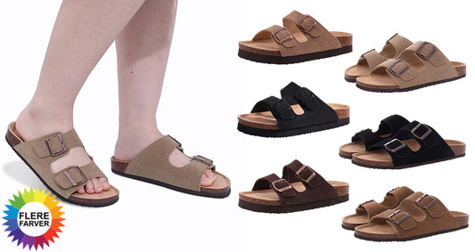 Komfortable Dobbeltspænde Sandaler