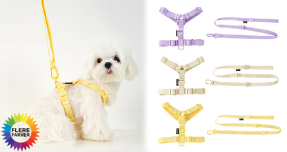 Justerbart Sele- og Snorsæt til Hunde og Katte