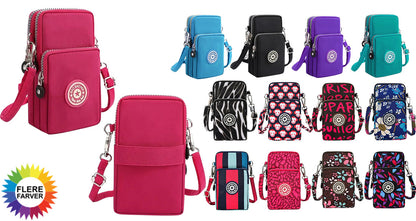 Kvinders Skrå Crossbody-Telefontaske