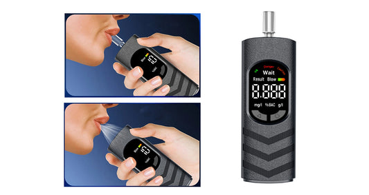 Professionel Digital Alkoholmåler med LCD Display