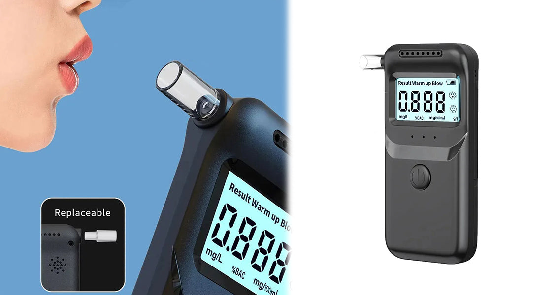 Digital Alkoholtester med LCD-display