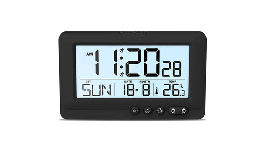 Digitalt Vækkeur med LCD-Skærm