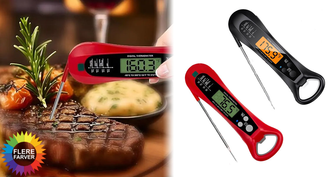 Digitalt Stegetermometer med Lynaflæsning