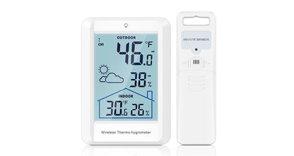 Trådløst Digitalt Termometer med Vejrstation