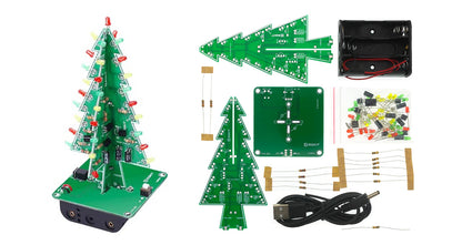Gør-det-selv 3D LED Juletræssæt