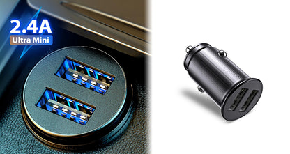 Dobbelt USB Hurtig Biloplader