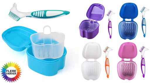 Opbevaringsetui til Tandretainer med Rensebørste