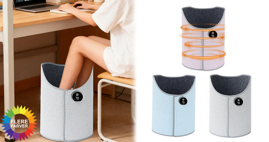 Elektrisk Fod- og Benvarmer til Skrivebord