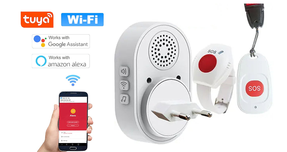 WiFi SOS-Nødalarm Knap
