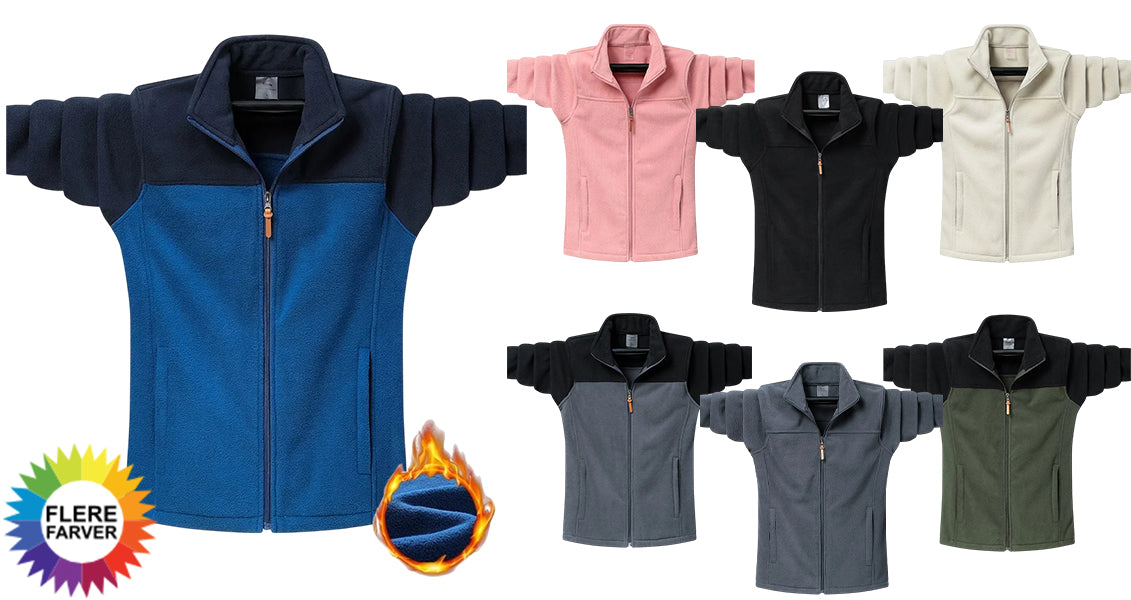 Vinter Fleecejakke i Plus Size til Mænd og Kvinder (M–9XL)