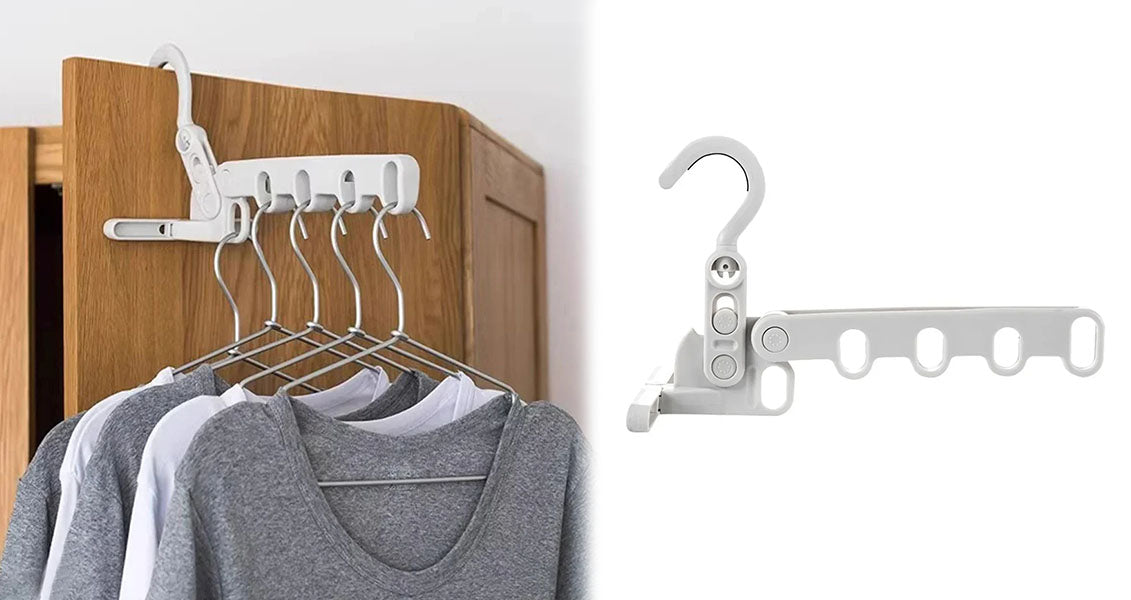 5-Hullers Foldbar Rejsebøjle til Tøj