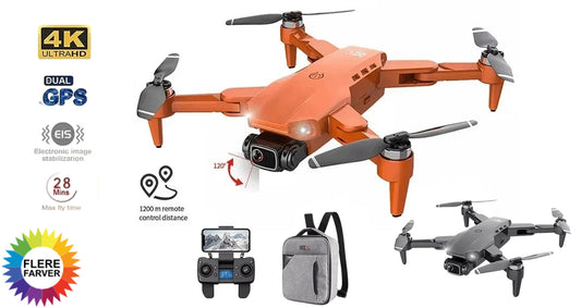 4K GPS Foldbar Drone med Dobbelt Kamera
