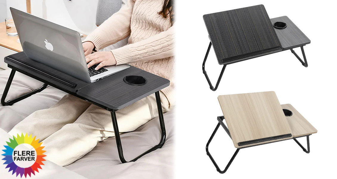 Sammenklappeligt Justerbart Laptopbord til Seng og Sofa
