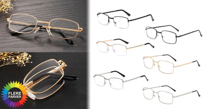 Sammenklappelige Læsebriller med Etui