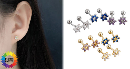 925 Sterling Sølv Mode Øreringe