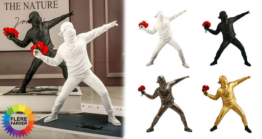 Blomsterkaster Kunststatue til Hjemmet