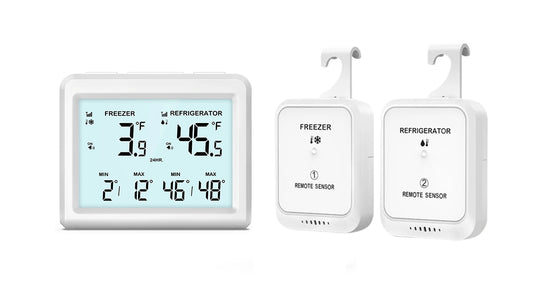 Digitalt Trådløst Køleskabs- og Frysertermometer