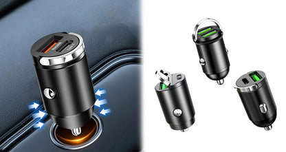 100W/200W Hurtig USB Biloplader Type-C