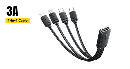 4-i-1 Universelt Hurtigladekabel