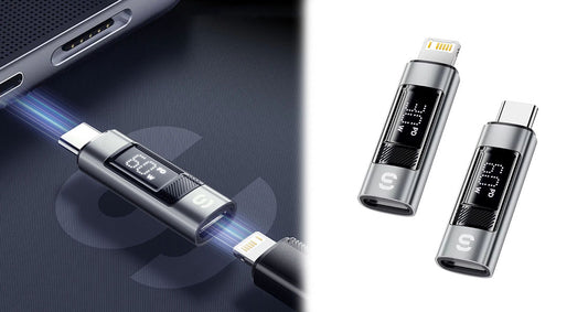 Hurtigopladningsadapter Type-C til Lightning OTG