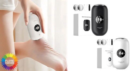 Elektrisk Fodcallusfjerner med 3 Slibehoveder