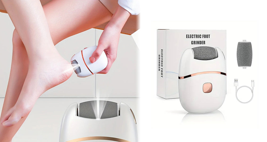 Genopladelig Elektrisk Fodfil til Fjernelse af Hård Hud