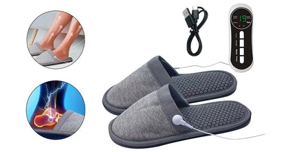 EMS Fodmassage Hjemmesko med Fjernbetjening