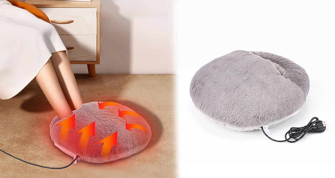 Elektrisk Fodvarmer med Vaskbar Varmepude