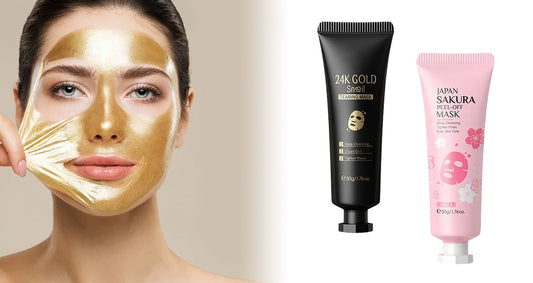 24K Guld eller Sakura Peel Off Ansigtsmaske