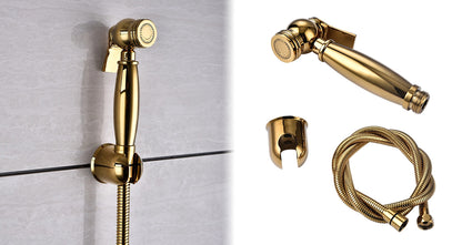 Håndholdt Bidetsprøjte i Messing i Guldfarve