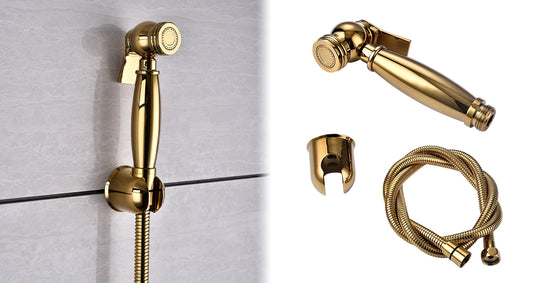 Håndholdt Bidetsprøjte i Messing i Guldfarve