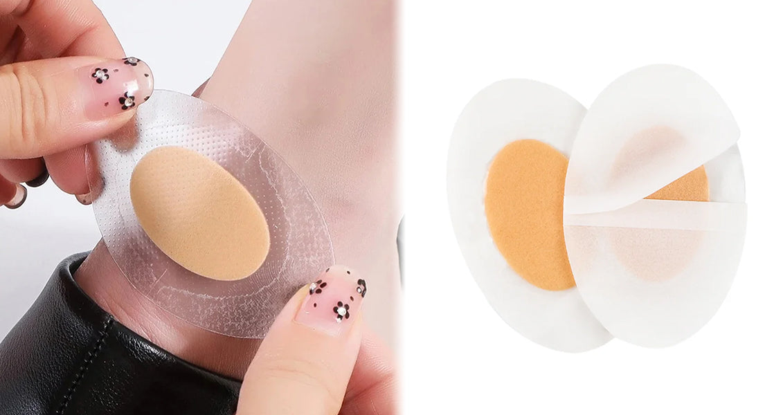 30 Stk. Selvklæbende Gel Vabelplastre til Hælen