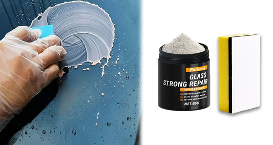 Poleringspulver til Reparation af Glasridser