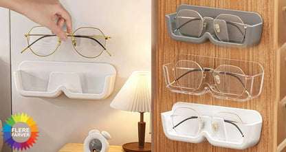 Væghængt Opbevarings- og Udstillingsreol til Briller – 1 stk.