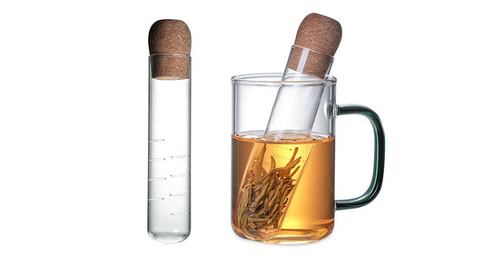 Teinfuser i Glas med Korklåg