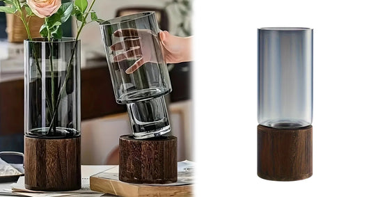 Retro Glasvase til Borddekoration