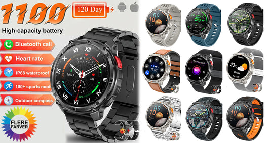 GPS-smartwatch med Kompas og Sportssporing